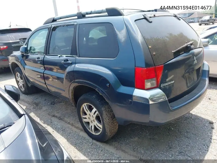 2004 Mitsubishi Endeavor Xls VIN: 4A4MN31S94E014677 Lot: 42493418