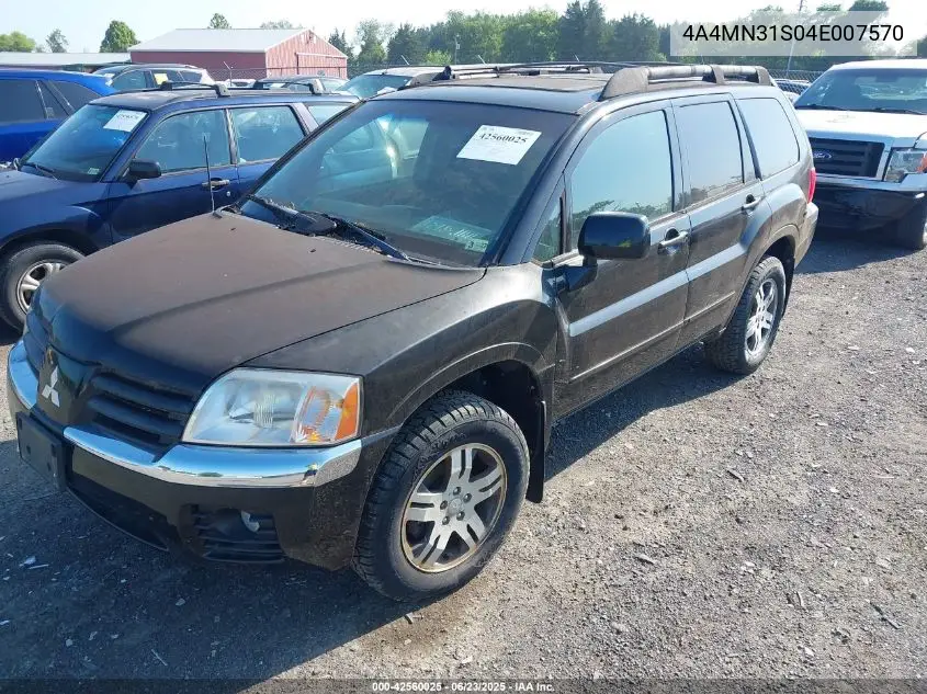 2004 Mitsubishi Endeavor Xls VIN: 4A4MN31S04E007570 Lot: 42560025
