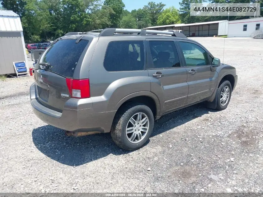 2004 Mitsubishi Endeavor Limited VIN: 4A4MN41S44E082729 Lot: 42581089