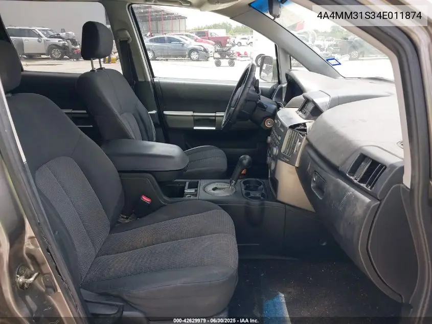 2004 Mitsubishi Endeavor Xls VIN: 4A4MM31S34E011874 Lot: 42629979