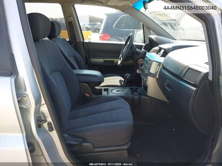 2004 Mitsubishi Endeavor Xls VIN: 4A4MN31S64E003040 Lot: 42734013