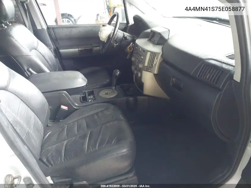 2005 Mitsubishi Endeavor Limited VIN: 4A4MN41S75E058877 Lot: 41922009
