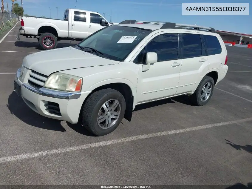 2005 Mitsubishi Endeavor Xls VIN: 4A4MN31S55E038377 Lot: 42058903