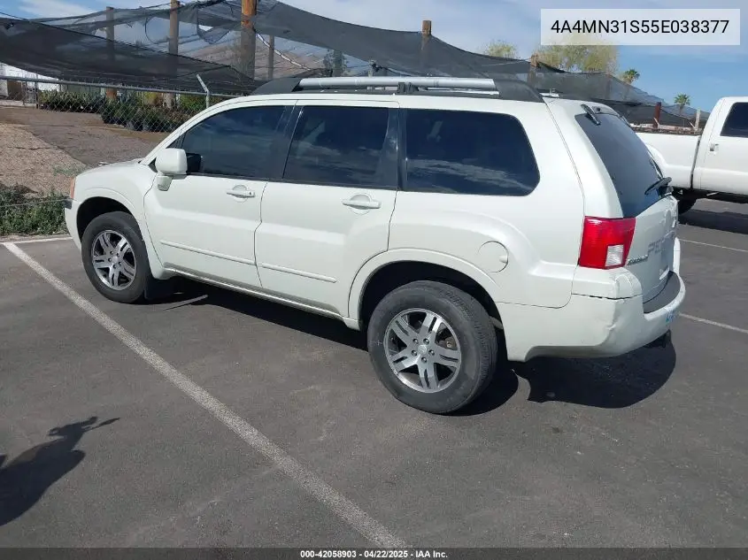 2005 Mitsubishi Endeavor Xls VIN: 4A4MN31S55E038377 Lot: 42058903