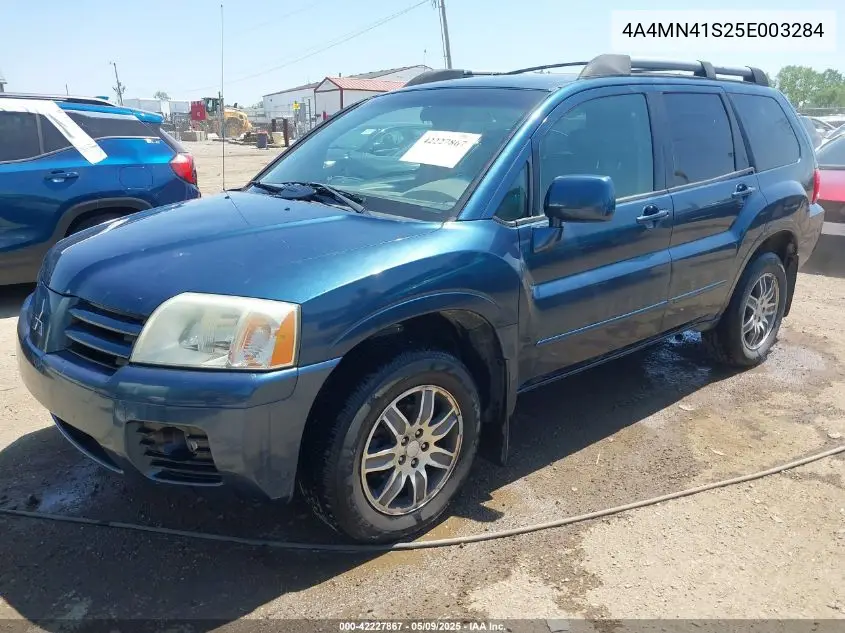 2005 Mitsubishi Endeavor Limited VIN: 4A4MN41S25E003284 Lot: 42227867