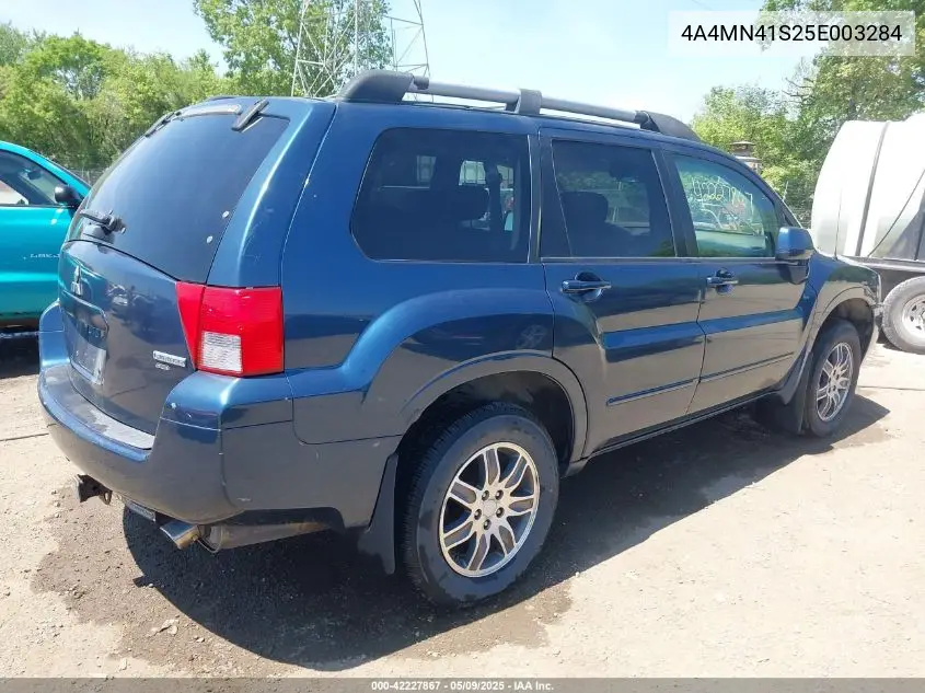 2005 Mitsubishi Endeavor Limited VIN: 4A4MN41S25E003284 Lot: 42227867
