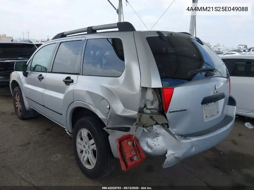2005 Mitsubishi Endeavor Ls VIN: 4A4MM21S25E049088 Lot: 42228783