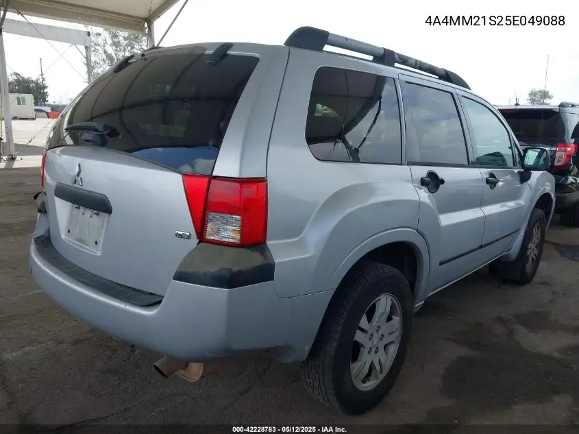 2005 Mitsubishi Endeavor Ls VIN: 4A4MM21S25E049088 Lot: 42228783