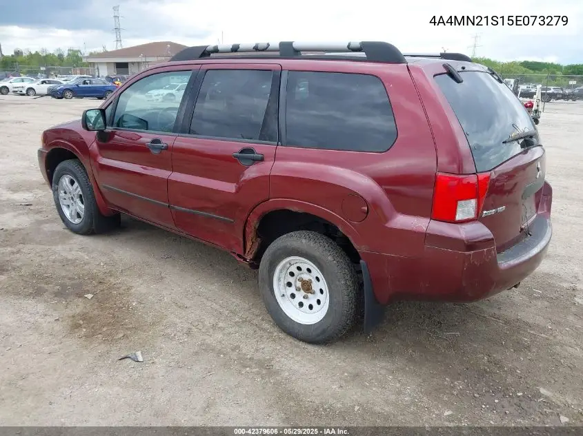 2005 Mitsubishi Endeavor Ls VIN: 4A4MN21S15E073279 Lot: 42379606