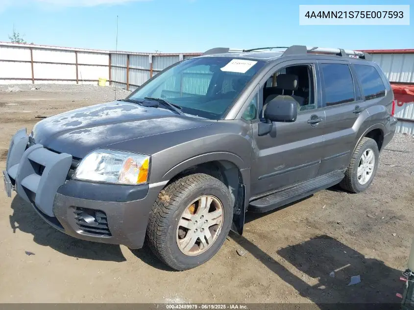 2005 Mitsubishi Endeavor Ls VIN: 4A4MN21S75E007593 Lot: 42489979