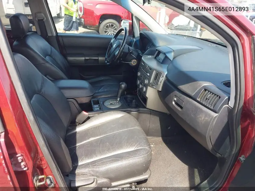 2005 Mitsubishi Endeavor Limited VIN: 4A4MN41S65E012893 Lot: 42709618