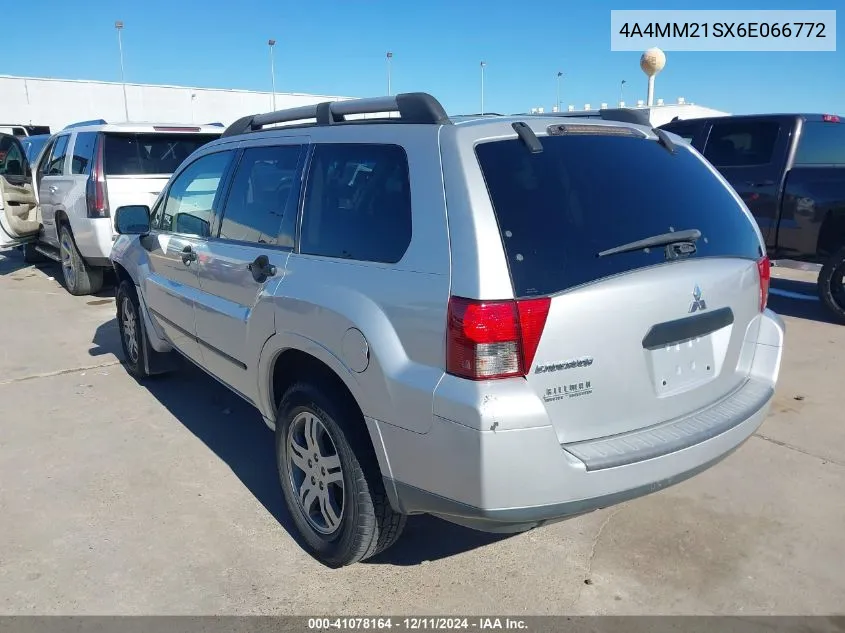2006 Mitsubishi Endeavor Ls VIN: 4A4MM21SX6E066772 Lot: 41078164