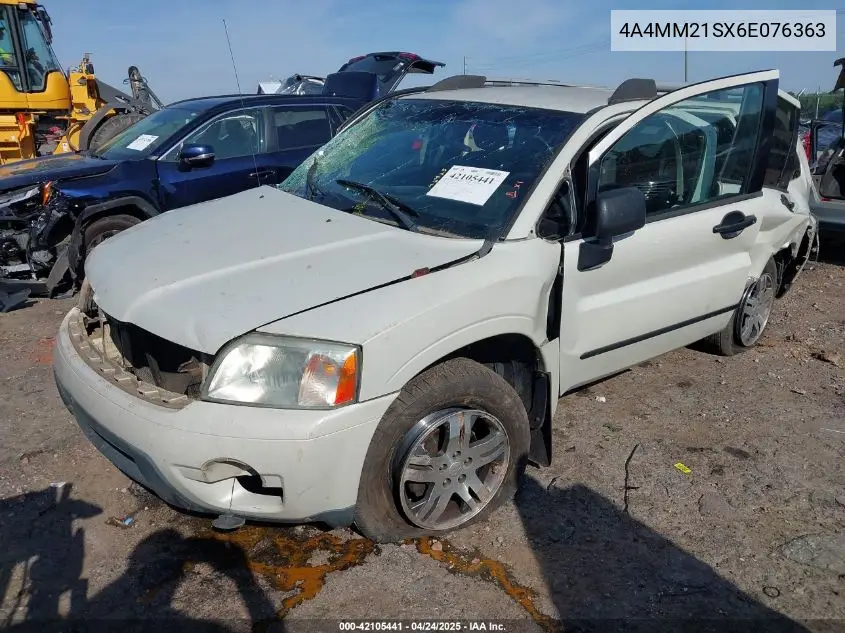2006 Mitsubishi Endeavor Ls VIN: 4A4MM21SX6E076363 Lot: 42105441