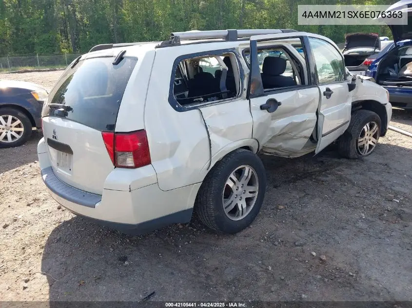 2006 Mitsubishi Endeavor Ls VIN: 4A4MM21SX6E076363 Lot: 42105441