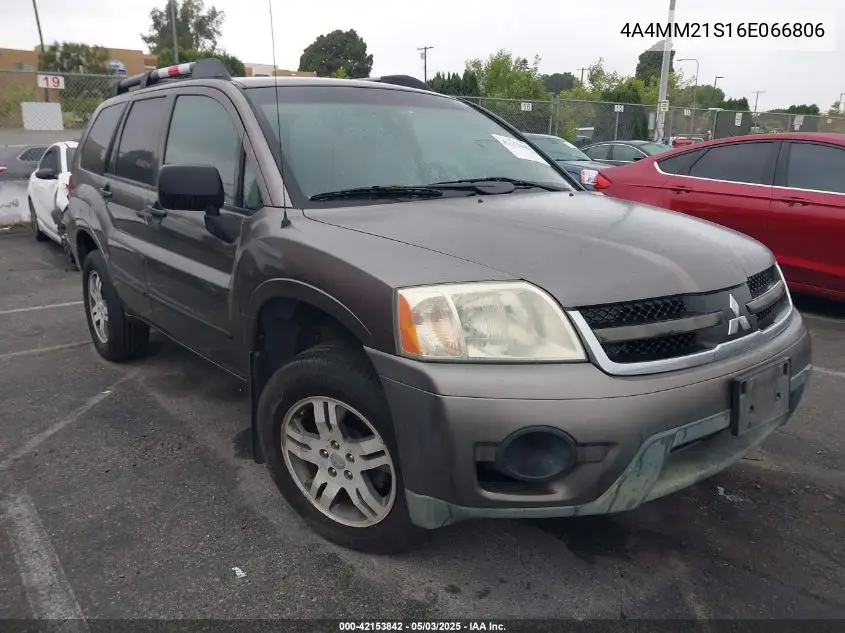 2006 Mitsubishi Endeavor Ls VIN: 4A4MM21S16E066806 Lot: 42153842