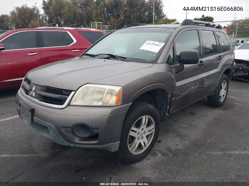 2006 Mitsubishi Endeavor Ls VIN: 4A4MM21S16E066806 Lot: 42153842