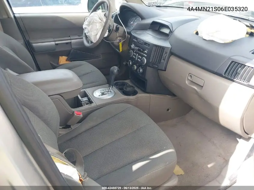 2006 Mitsubishi Endeavor Ls VIN: 4A4MN21S06E035320 Lot: 42488729