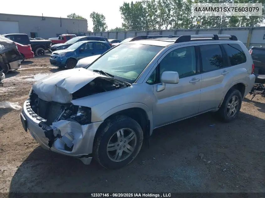 2007 Mitsubishi Endeavor VIN: 4A4MM31SX7E603079 Lot: 12337145