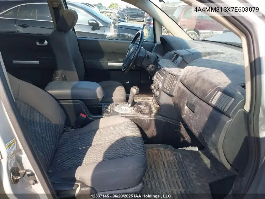 2007 Mitsubishi Endeavor VIN: 4A4MM31SX7E603079 Lot: 12337145