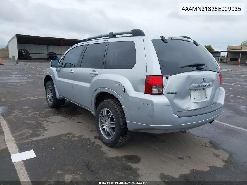2008 Mitsubishi Endeavor Se VIN: 4A4MN31S28E009035 Lot: 41960099