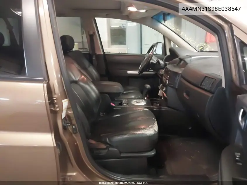 2008 Mitsubishi Endeavor Se VIN: 4A4MN31S98E038547 Lot: 42069306