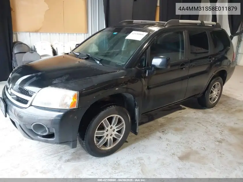2008 Mitsubishi Endeavor Se VIN: 4A4MM31S58E011879 Lot: 42150866