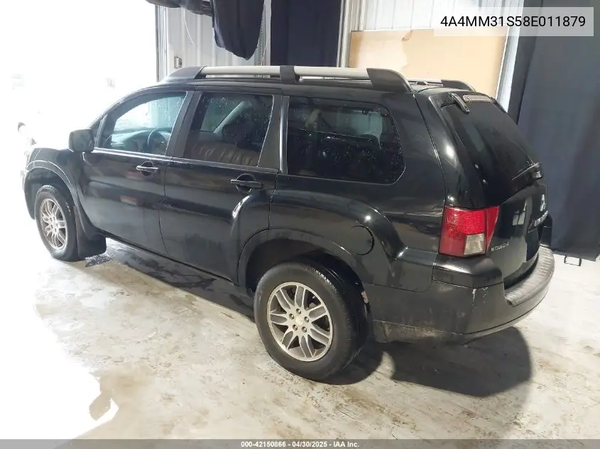2008 Mitsubishi Endeavor Se VIN: 4A4MM31S58E011879 Lot: 42150866
