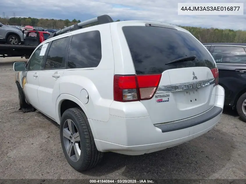 2010 Mitsubishi Endeavor Se VIN: 4A4JM3AS3AE016877 Lot: 41840844