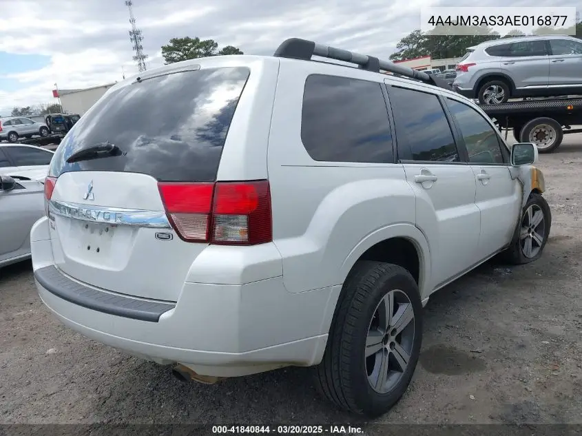 2010 Mitsubishi Endeavor Se VIN: 4A4JM3AS3AE016877 Lot: 41840844