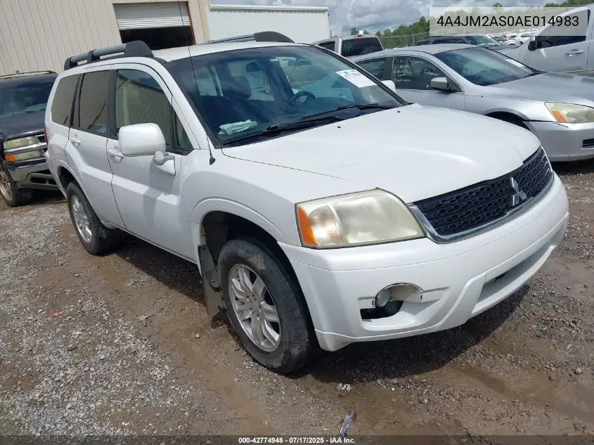2010 Mitsubishi Endeavor Ls VIN: 4A4JM2AS0AE014983 Lot: 42774946