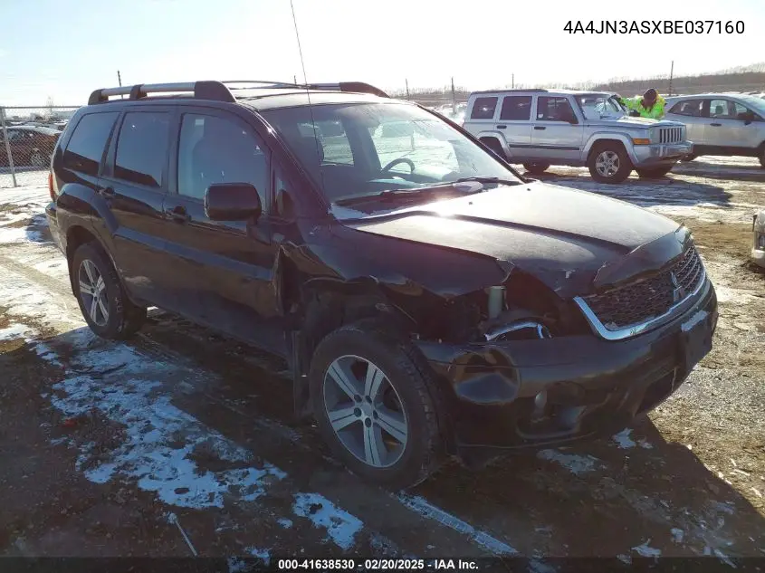 2011 Mitsubishi Endeavor Se VIN: 4A4JN3ASXBE037160 Lot: 41638530
