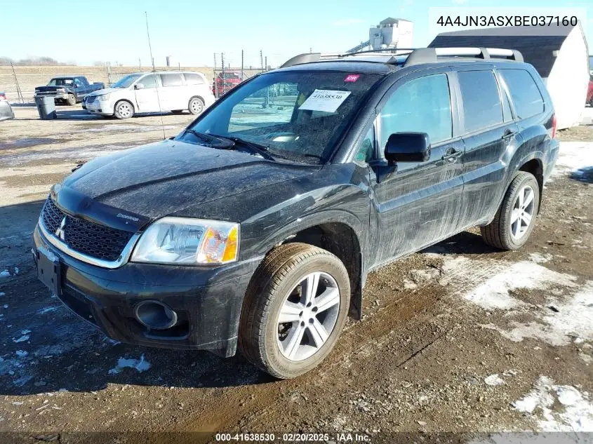 2011 Mitsubishi Endeavor Se VIN: 4A4JN3ASXBE037160 Lot: 41638530