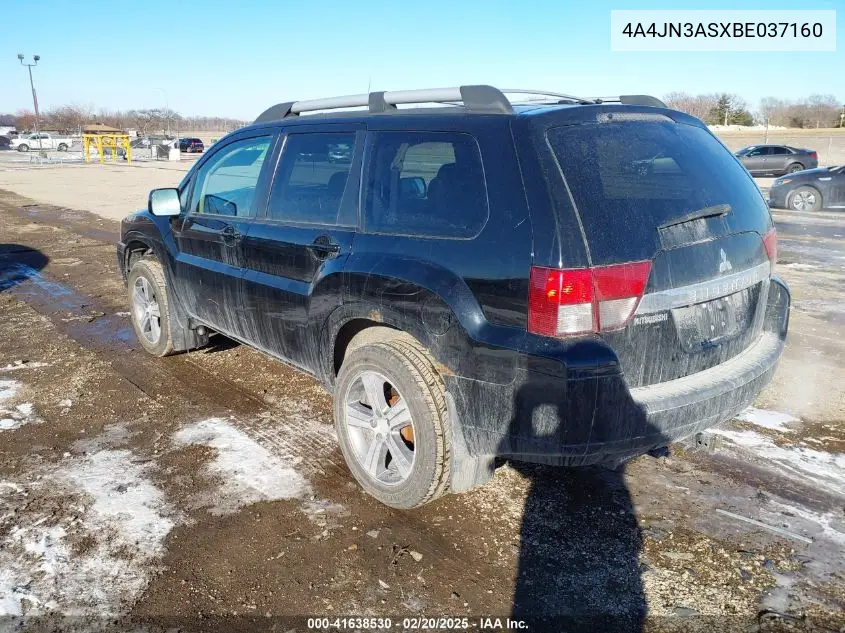 2011 Mitsubishi Endeavor Se VIN: 4A4JN3ASXBE037160 Lot: 41638530