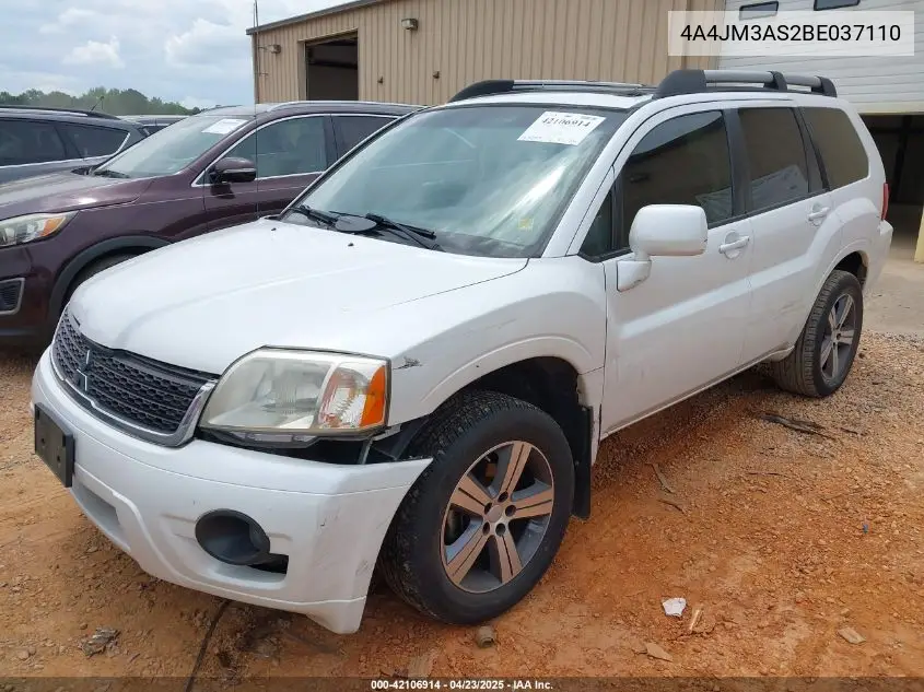 2011 Mitsubishi Endeavor Se VIN: 4A4JM3AS2BE037110 Lot: 42106914