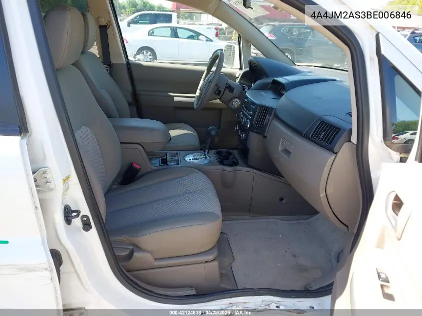 2011 Mitsubishi Endeavor Ls VIN: 4A4JM2AS3BE006846 Lot: 42124818