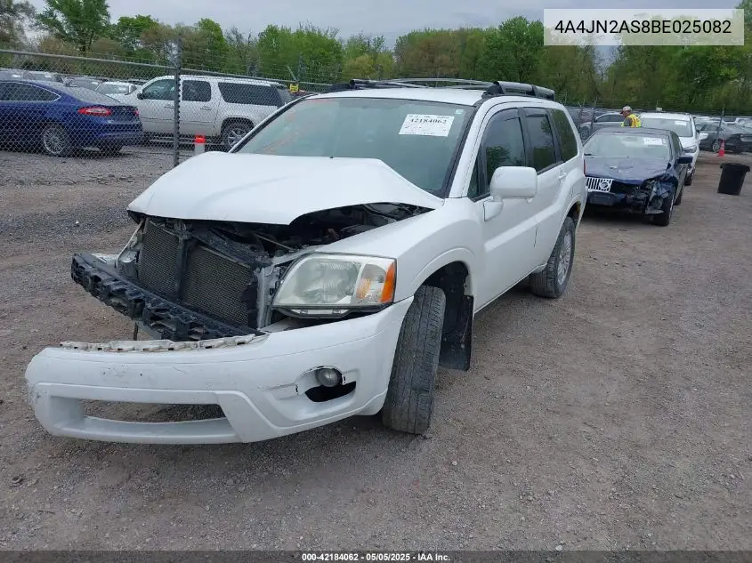 2011 Mitsubishi Endeavor VIN: 4A4JN2AS8BE025082 Lot: 42184062