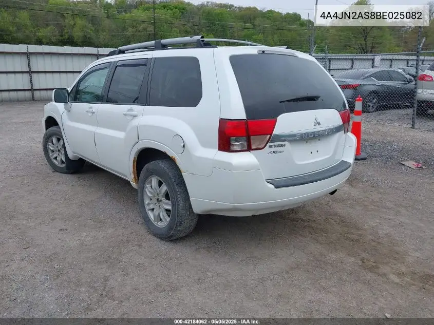 2011 Mitsubishi Endeavor VIN: 4A4JN2AS8BE025082 Lot: 42184062