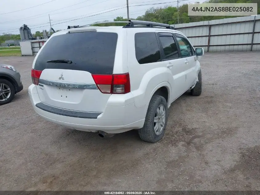 2011 Mitsubishi Endeavor VIN: 4A4JN2AS8BE025082 Lot: 42184062
