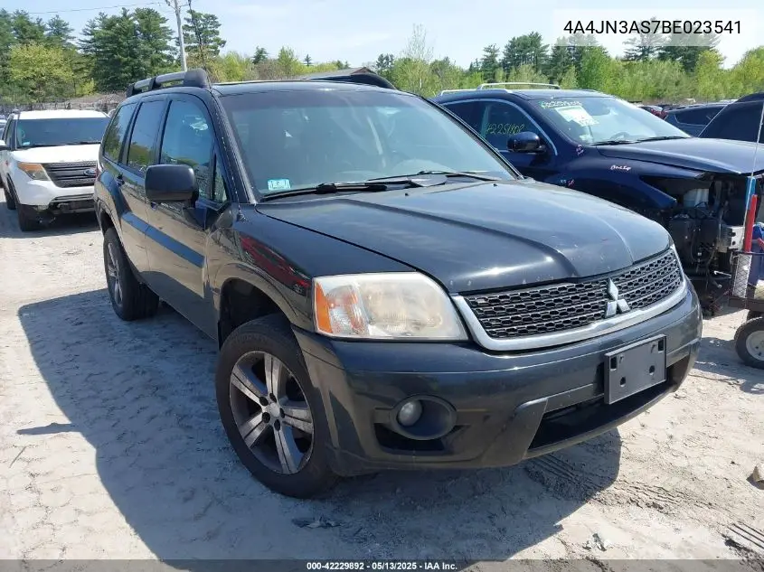 2011 Mitsubishi Endeavor Se VIN: 4A4JN3AS7BE023541 Lot: 42229892