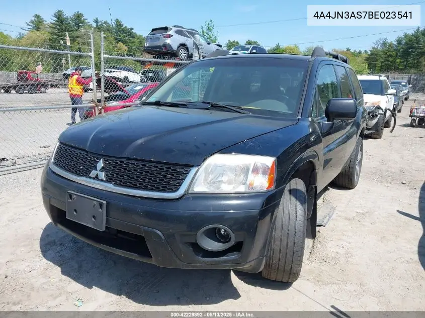 2011 Mitsubishi Endeavor Se VIN: 4A4JN3AS7BE023541 Lot: 42229892