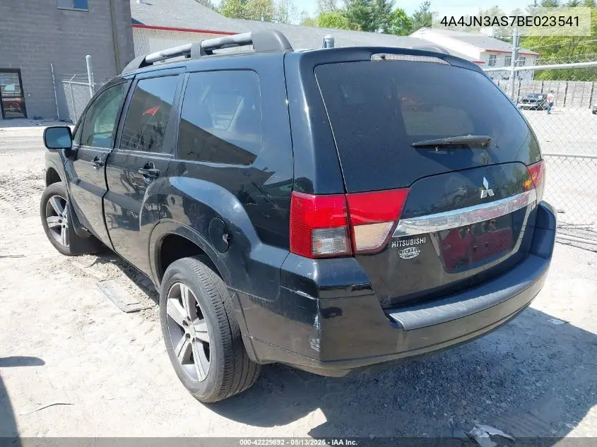 2011 Mitsubishi Endeavor Se VIN: 4A4JN3AS7BE023541 Lot: 42229892
