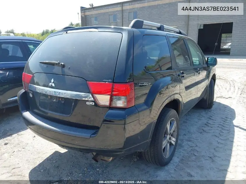 2011 Mitsubishi Endeavor Se VIN: 4A4JN3AS7BE023541 Lot: 42229892
