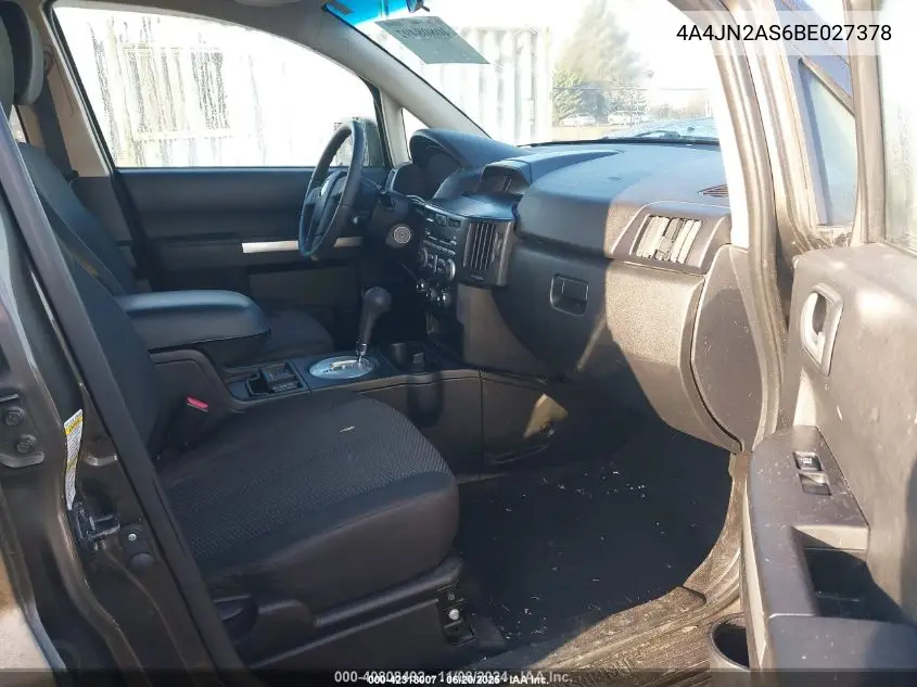 2011 Mitsubishi Endeavor VIN: 4A4JN2AS6BE027378 Lot: 42318007