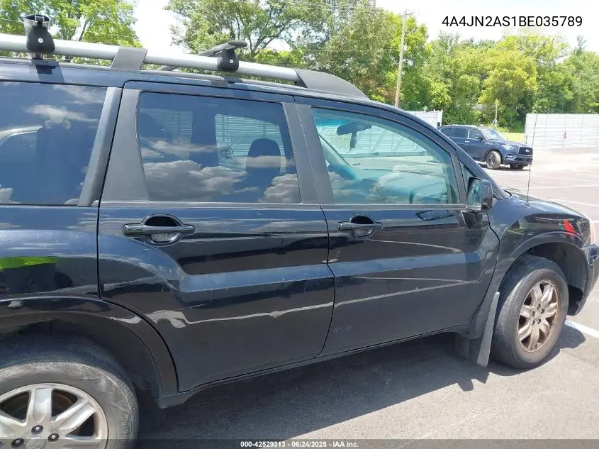 2011 Mitsubishi Endeavor VIN: 4A4JN2AS1BE035789 Lot: 42529313