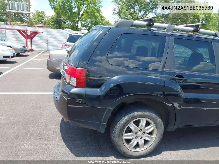 2011 Mitsubishi Endeavor VIN: 4A4JN2AS1BE035789 Lot: 42529313