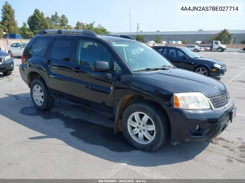 2011 Mitsubishi Endeavor VIN: 4A4JN2AS7BE027714 Lot: 42569891
