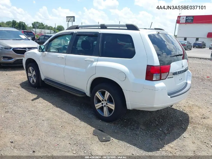 2011 Mitsubishi Endeavor Se VIN: 4A4JN3AS5BE037101 Lot: 42633633