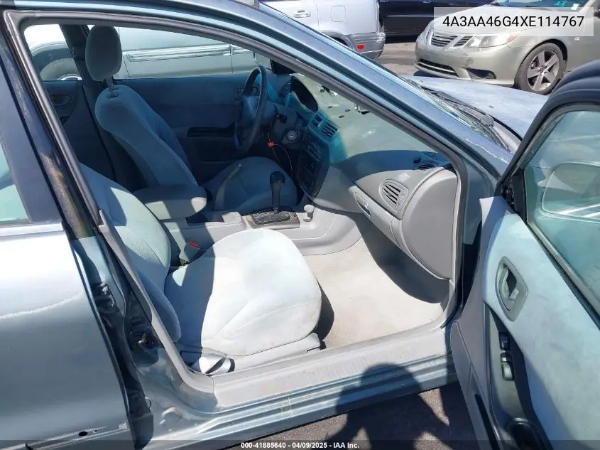 1999 Mitsubishi Galant Es VIN: 4A3AA46G4XE114767 Lot: 41885640