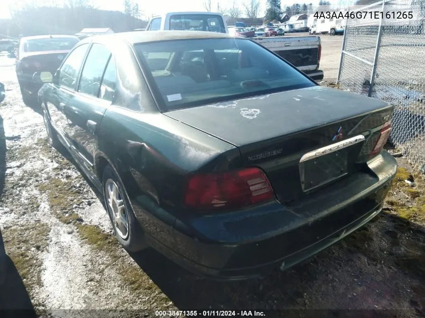 2001 Mitsubishi Galant Es VIN: 4A3AA46G71E161265 Lot: 38471355