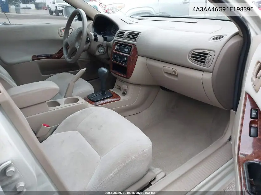 2001 Mitsubishi Galant Es VIN: 4A3AA46G91E198396 Lot: 42035979